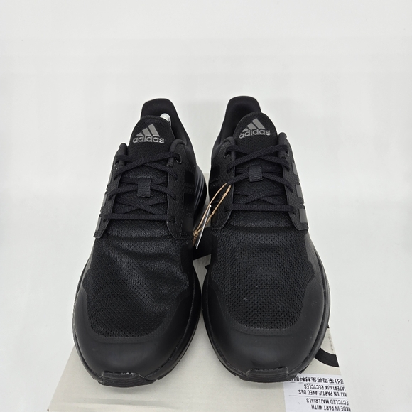 New adidas RapidaSport Bounce J 'Black Iron Metallic' Youth Shoes Size 6.5 - Picture 2 of 8